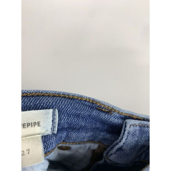 Madewell Women's Stovepipe Jeans in Ditmas Wash Size 27 Mc539 ($135) - Picture 5 of 5